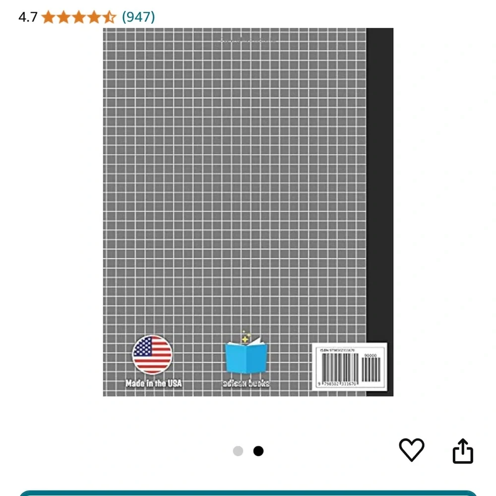 Graph paper book